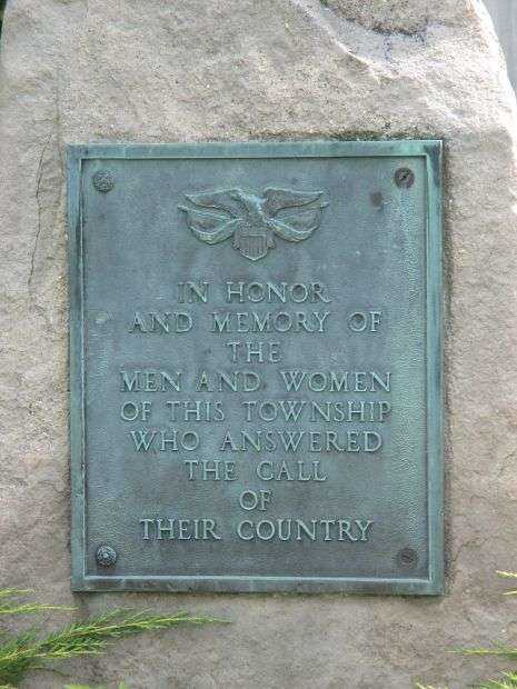 GREAT VALLEY VETERANS MEMORIAL PLAQUE