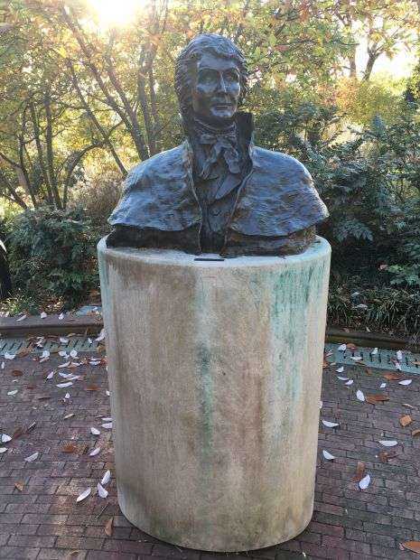FRANCIS SCOTT KEY PARK MEMORIAL STATUE