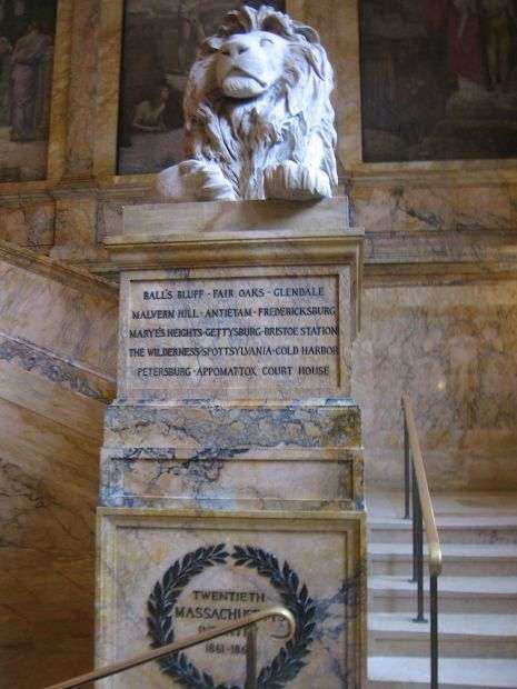 TWENTIETH MASSACHUSETTS VOLUNTEER INFANTRY MEMORIAL SIDE B