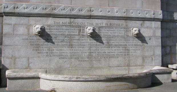 COL. ROBERT GOULD SHAW AND THE MASSACHUSETTS 54TH REGIMENT WAR MEMORIAL STONE B