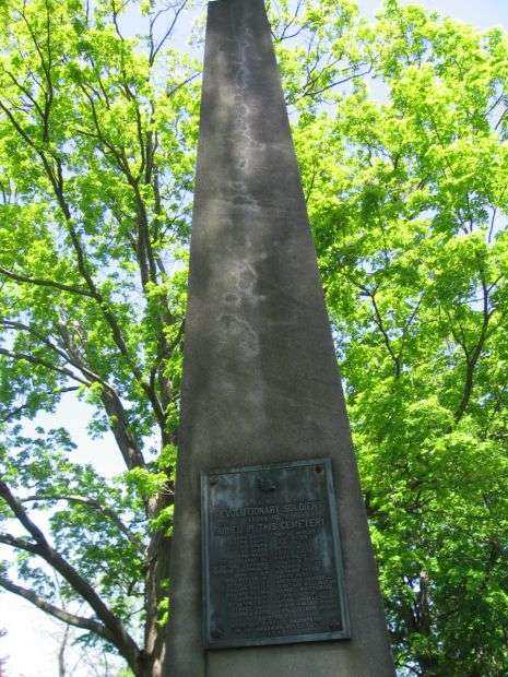 OLD BURYING GROUND CONTINENTAL SOLDIERS MEMORIAL