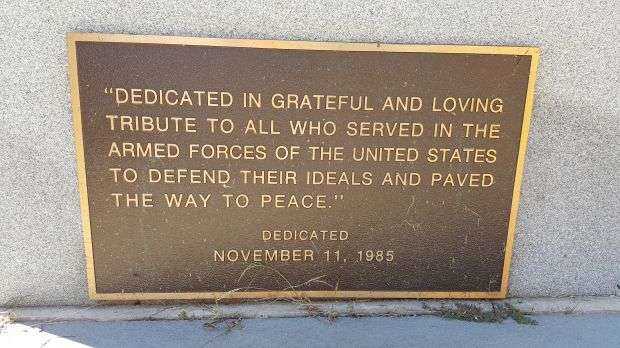 SOMERVILLE ARMED FORCES MEMORIAL PLAQUE