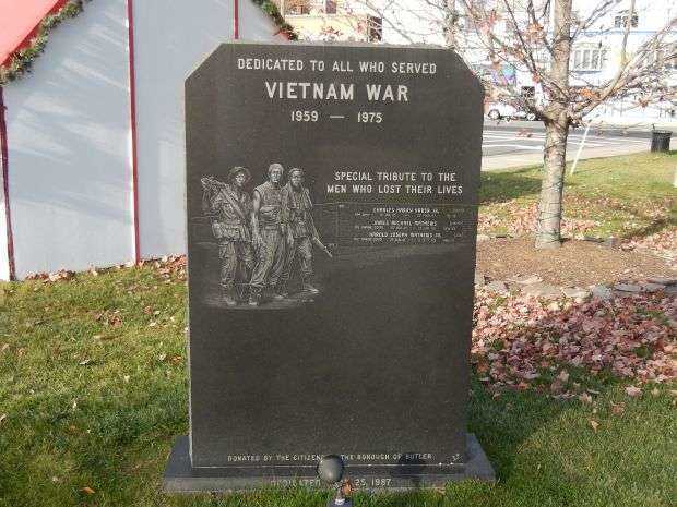 BOROUGH OF BUTLER VIETNAM WAR MEMORIAL