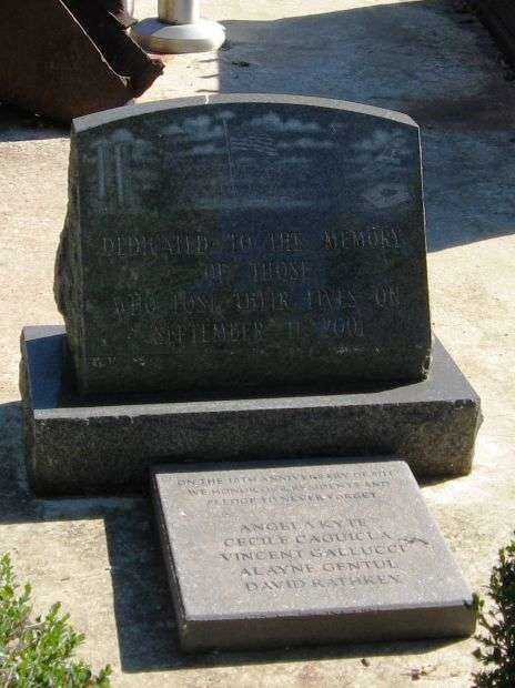 BOONTON 9/11 WAR MEMORIAL CEMETERY STONE