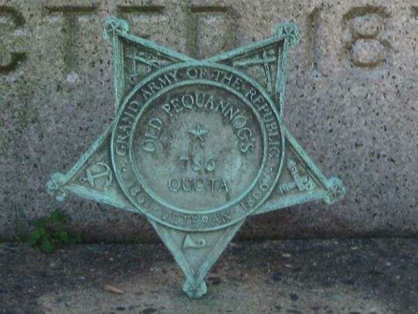 GRAND ARMY OF THE REPUBLIC VETERAN MEMORIAL MEDALLION