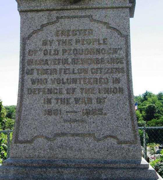 BOONTON CIVIL WAR MEMORIAL DEDICATION STONE