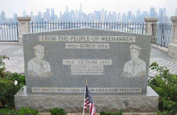 WEEKHAWKEN KOREAN WAR AND VIETNAM WAR MEMORIAL