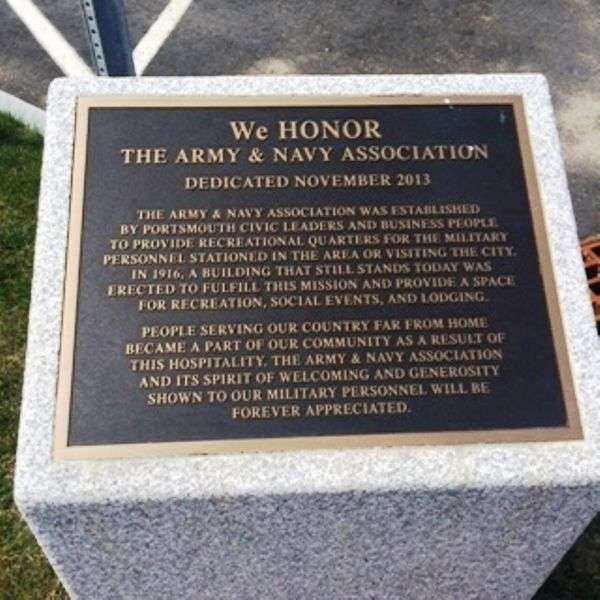 PORTSMOUT VETERAN’S MEMORIAL PLAQUE B