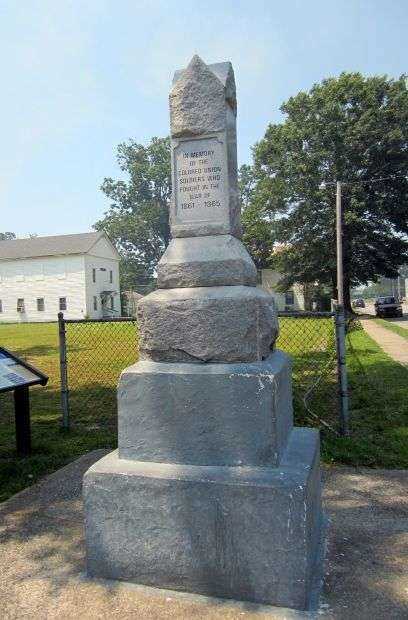 IN MEMORY OF THE COLORED UNION SOLDIERS MEMORIAL