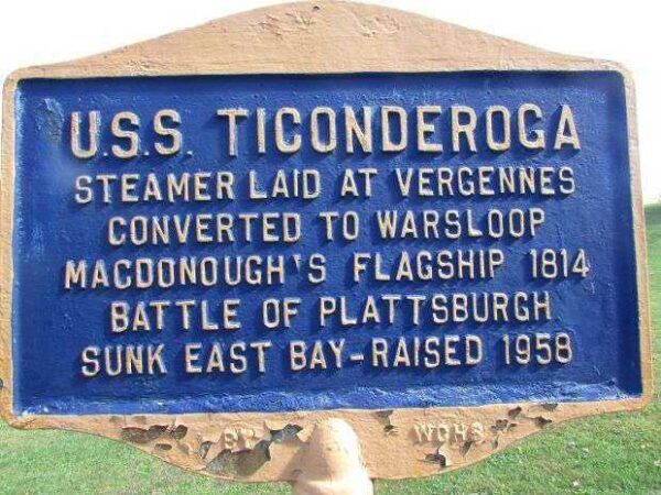 U.S.S. TICONDEROGER WAR MEMORIAL MARKER