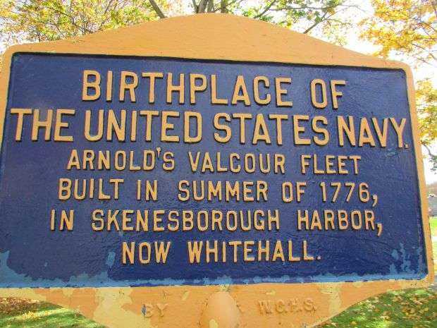 BIRTHPLACE OF THE UNITED STATES NAVY WAR MEMORIAL MARKER