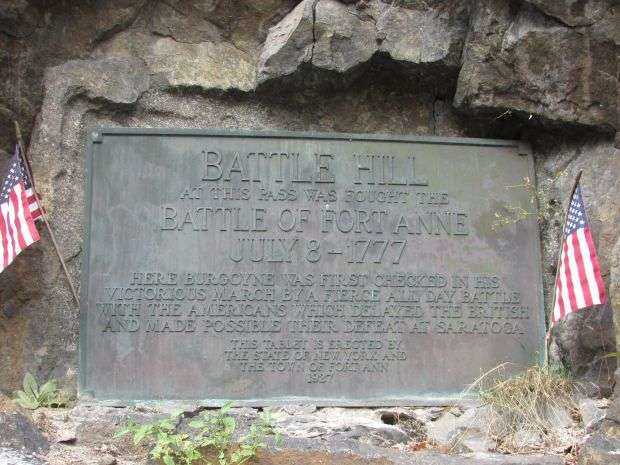 BATTLE OF FORT ANNE REVOLUTIONARY WAR MEMORIAL