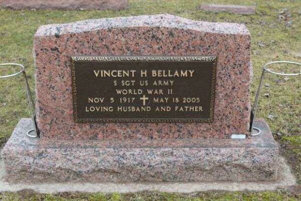 VINCENT H BELLAMY MEMORIAL CEMETERY STONE