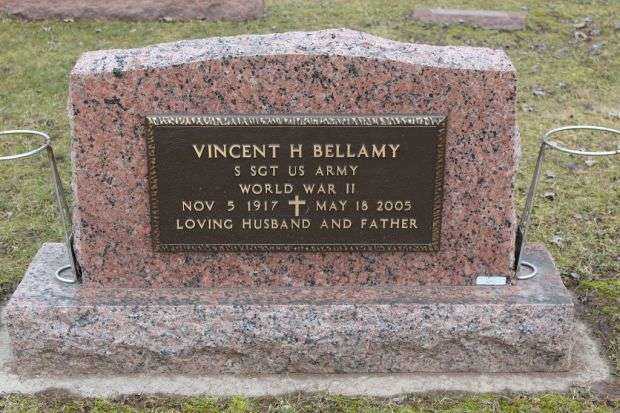 VINCENT H BELLAMY MEMORIAL CEMETERY STONE