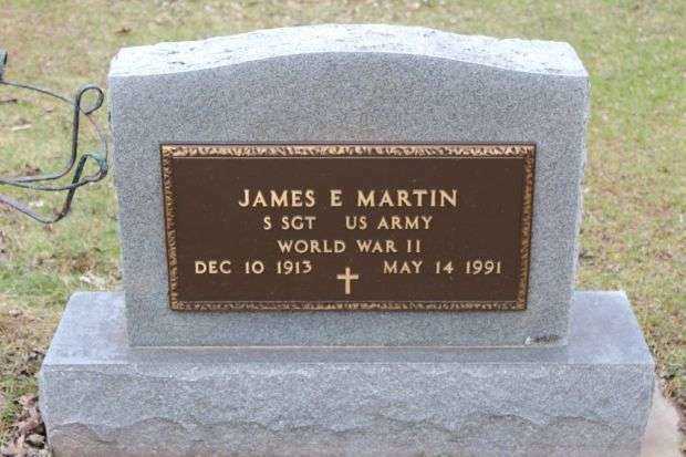 JAMES E MARTIN MEMORIAL CEMETERY STONE