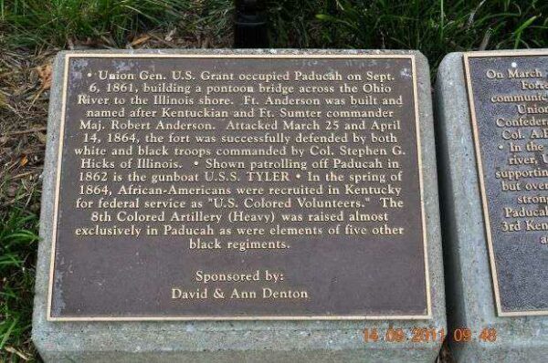 UNION GEN. U.S. GRANT WAR MEMORIAL PLAQUE