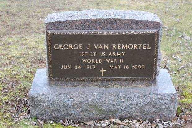 GEORGE J VAN REMORTEL MEMORIAL CEMETERY STONE
