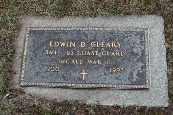 EDWIN D CLEARY MEMORIAL CEMETERY STONE