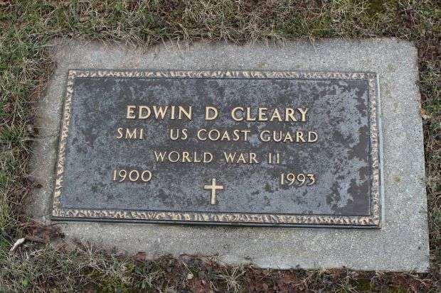 EDWIN D CLEARY MEMORIAL CEMETERY STONE