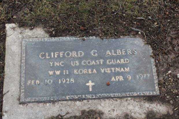 CLIFFORD G ALBERS MEMORIAL CEMETERY STONE