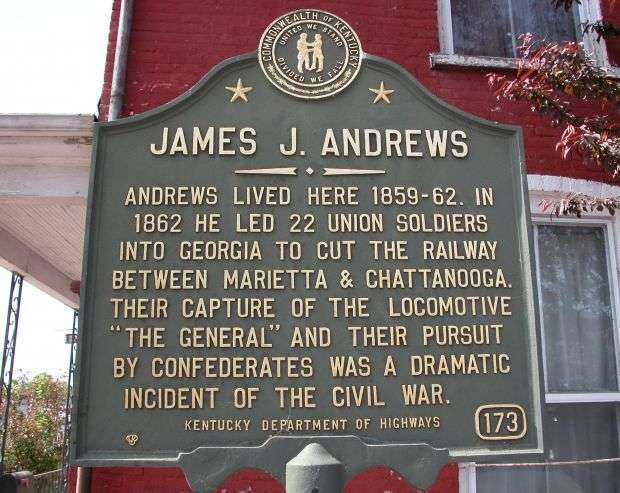 JAMES J. ANDREWS WAR MEMORIAL MARKER
