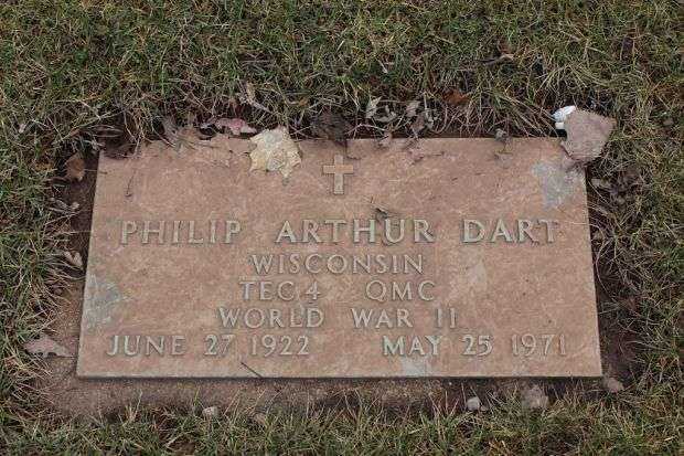 PHILIP ARTHUR DART MEMORIAL CEMETERY STONE
