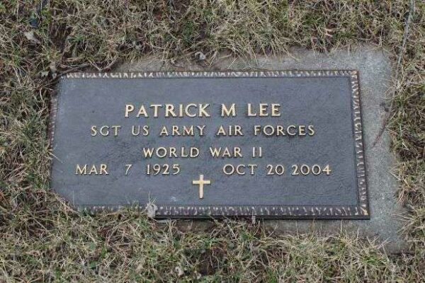 PATRICK M LEE MEMORIAL CEMETERY STONE