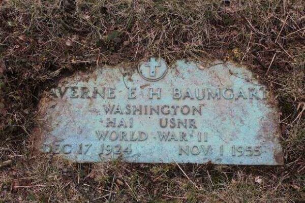 LAVERNE E H BAUMGART MEMORIAL CEMETERY STONE
