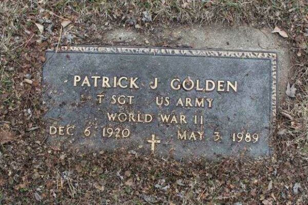 PATRICK J GOLDEN MEMORIAL CEMETERY STONE