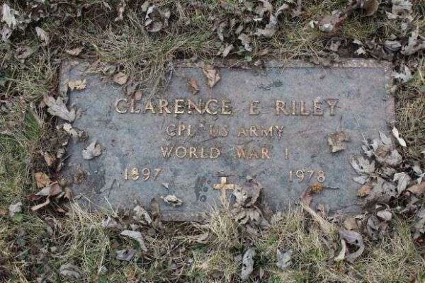CLARENCE E RILEY MEMORIAL CEMETERY STONE
