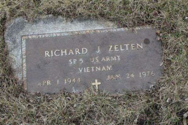 RICHARD J ZELTEN MEMORIAL CEMETERY STONE