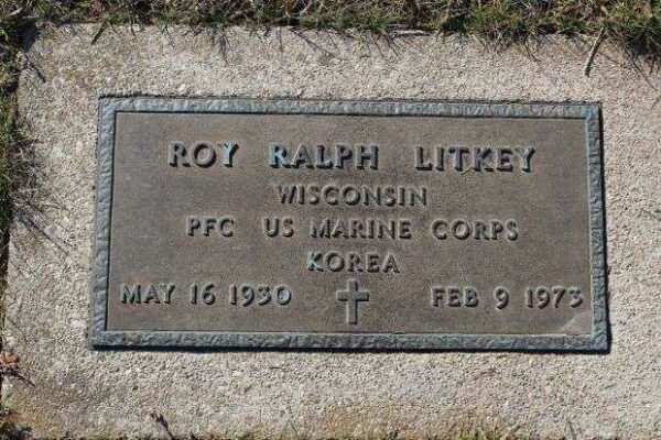 ROY RALPH LITKEY MEMORIAL CEMETERY STONE