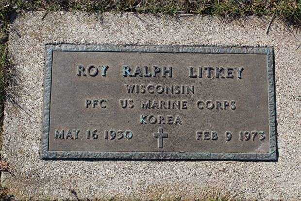 ROY RALPH LITKEY MEMORIAL CEMETERY STONE