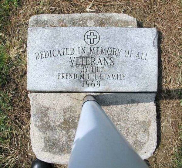 FREND MILLER FAMILY VETERANS MEMORIAL FLAGPOLE STONE