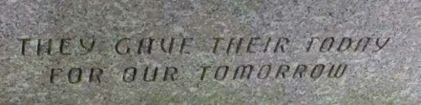 ZANESFIELD CEMETERY VETERANS MEMORIAL STONE B