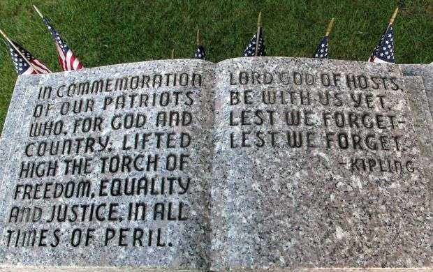ZANESFIELD CEMETERY VETERANS MEMORIAL STONE A