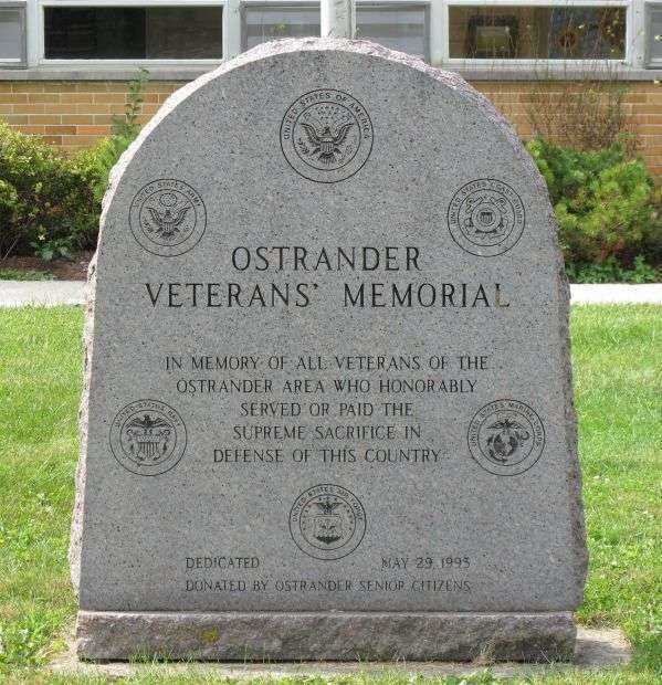 OSTRANDER VETERAN’S MEMORIAL