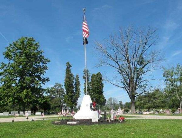 VALE CEMETERY VETERANS MEMORIAL FLAGPOLE