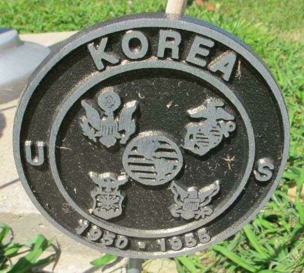 ASBURY CEMETERY VETERANS MEMORIAL MEDALLION F