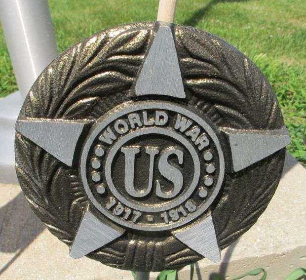 ASBURY CEMETERY VETERANS MEMORIAL MEDALLION D