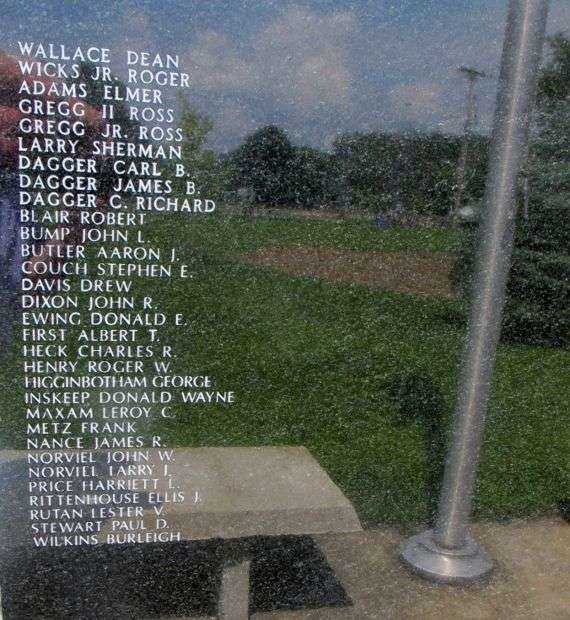 NORTH LEWISBURG VETERANS HONOR ROLL MEMORIAL PANEL C