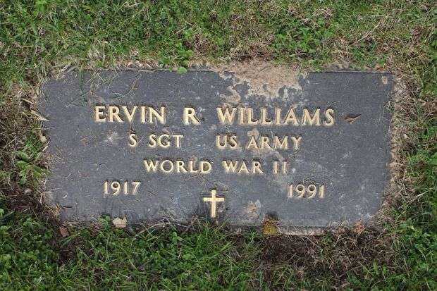 ERWIN R WILLIAMS MEMORIAL CEMETERY STONE