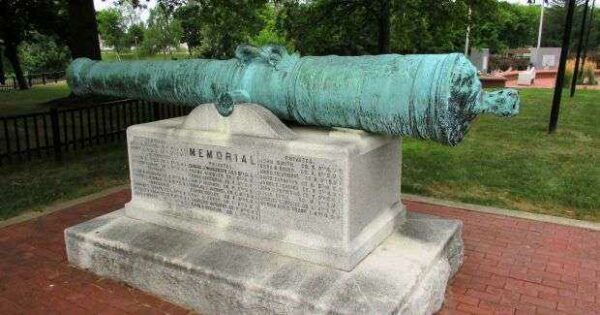 FRENCH CANNON SPANISH-AMERICAN WAR MEMORIAL SIDE B