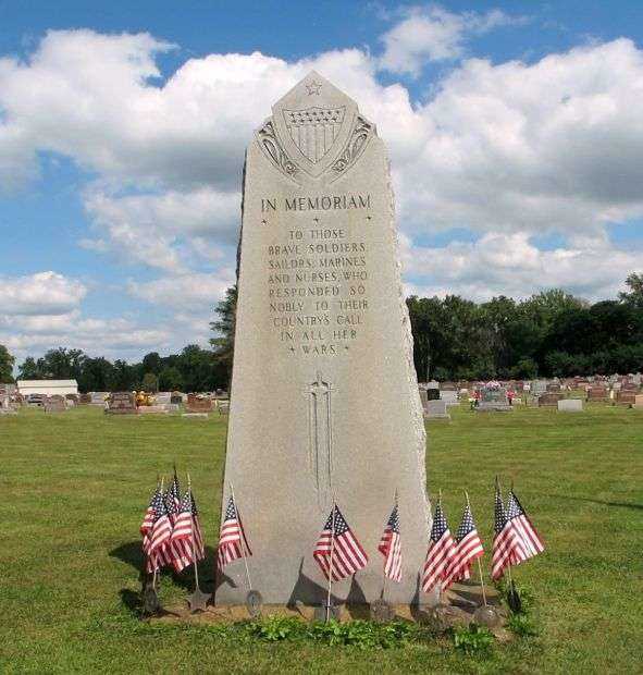 GLEN CEMETERY IN MEMORIAM WAR MEMORIAL