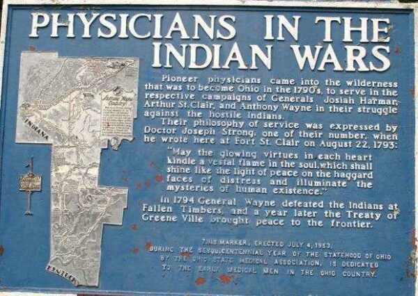 PHYSICIANS IN THE INDIAN WARS MEMORIAL PLAQUE