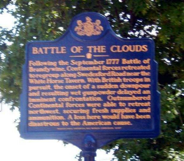 BATTLE OF THE CLOUDS WAR MEMORIAL MARKER
