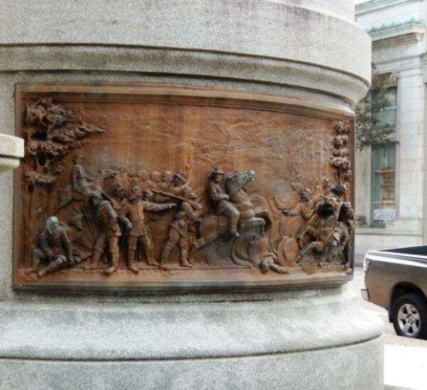 BRADFORD COUNTY SOLDIERS AND SAILORS MONUMENT BAS-RELIEF A