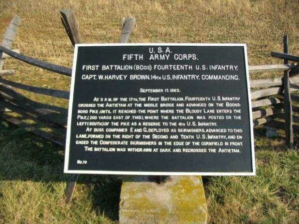 FIFTH ARMY CORPS WAR MEMORIAL PLAQUE