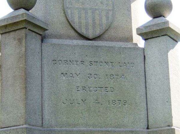 NORTHUMBERLAND COUNTY CIVIL WAR MEMORIAL STONE B