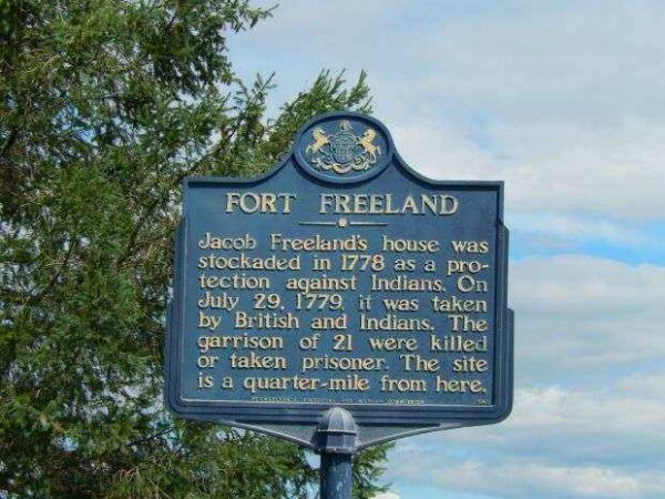 FORT FREELAND REVOLUTIONARY WAR MEMORIAL MARKER